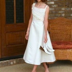 Girls Formal White Dress size 14